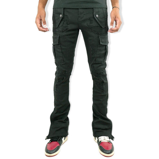 PREME Corduroy Cargo Stacked Jean - Men's Jeans in Mocha