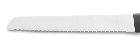 Serrated knife edge