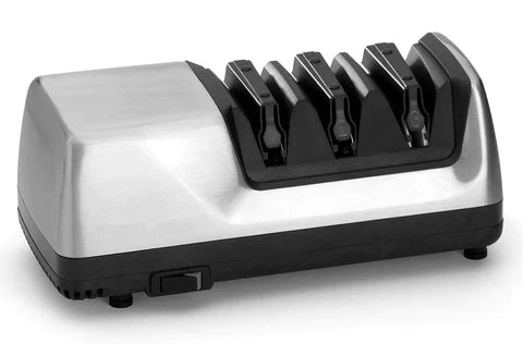 Pull-through knife sharpener