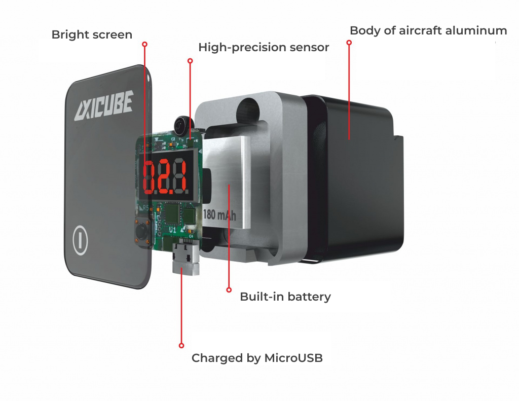 TSPROF Abrasive Holder With Integrated Axicube-I Angle Finder