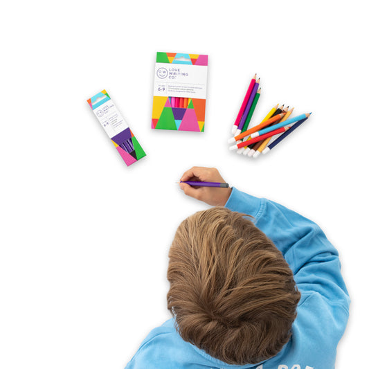 Ages 3-5 Tripod Grip Writing Pencils x5  Easy Pencil Control Practice –  Love Writing Co.