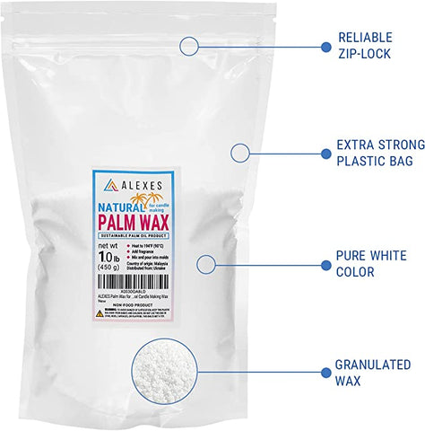 Sustainable palm wax