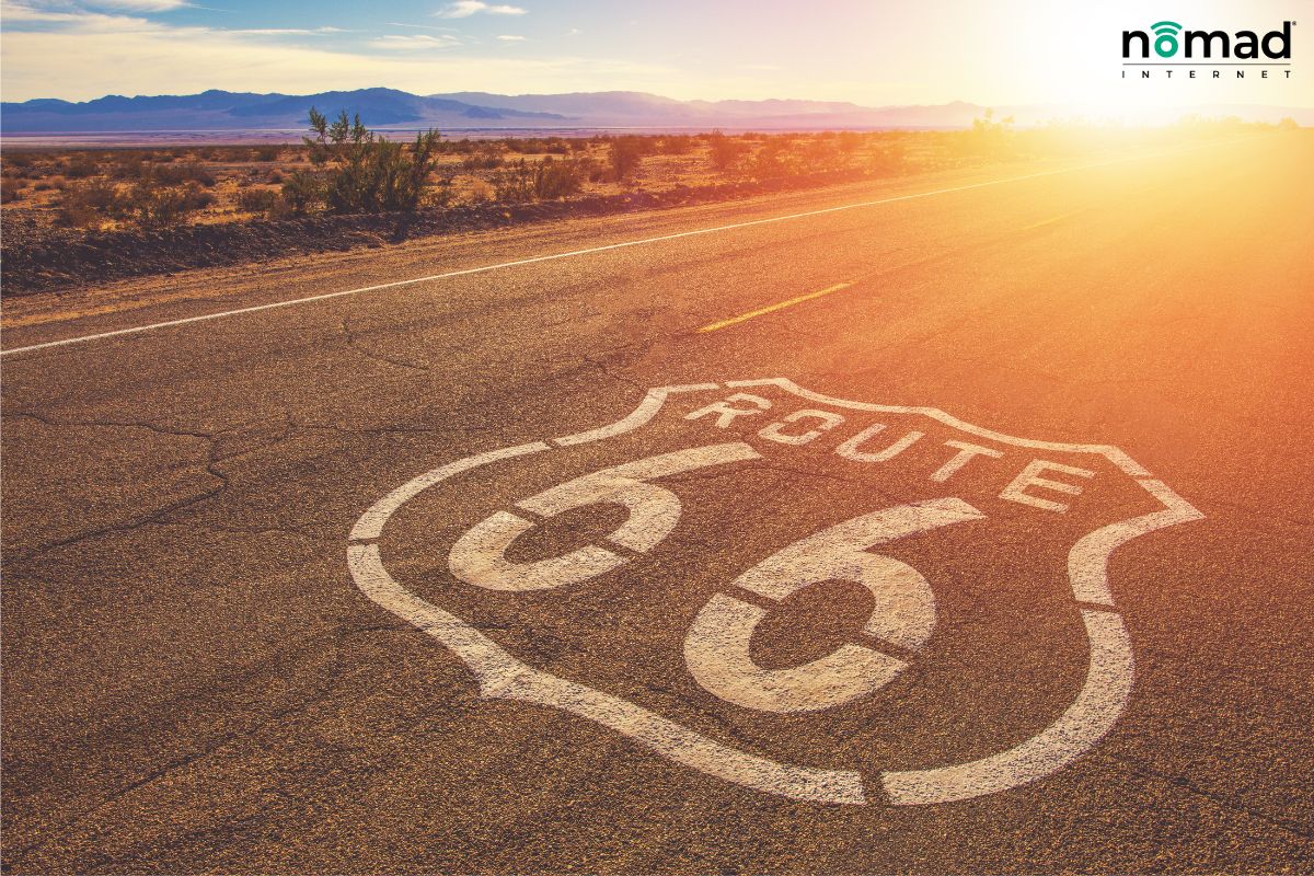 Photo of Route 66.