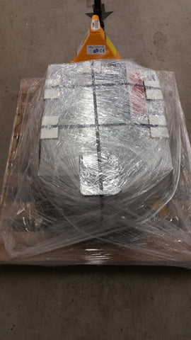 Bed bug heaters are thoughtfully wrapped in plastic and secured to a wooden pallet for maximum protection and damage free delivery.