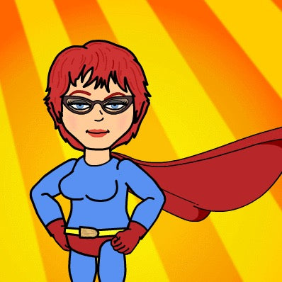 Female cartoon hero with hands on hips and cape flailing illustrating you can be a hero when you loan out your bed bug heater
