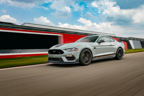 Racing down the track, an E85 equipped Mustang can go faster on cheaper e85 fuel when compared to higher octane regular gasoline.