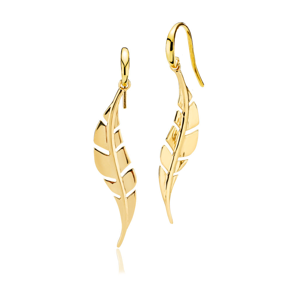 Billede af FLAWLESS - Earring shiny goldpl. silver