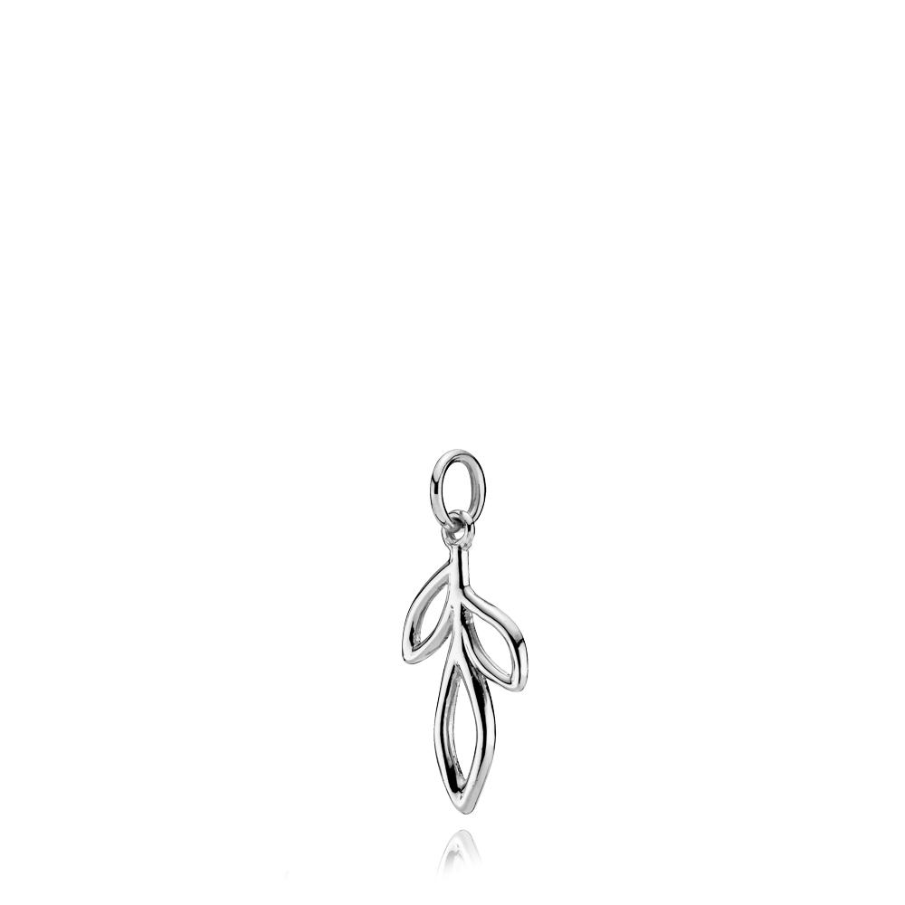 Billede af DREAMY - Pendant shiny rhodium pl. recycled silver