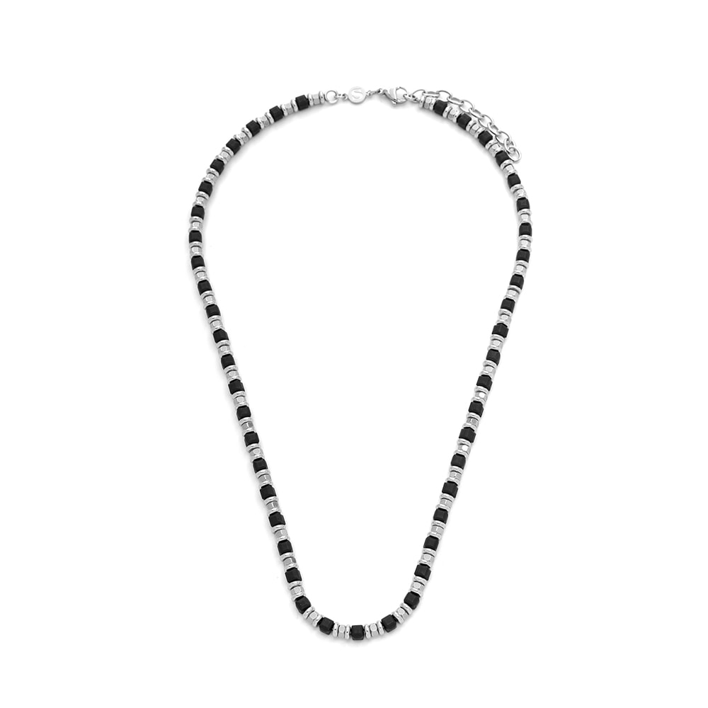 Billede af Samie - Halskæde med sorte perler