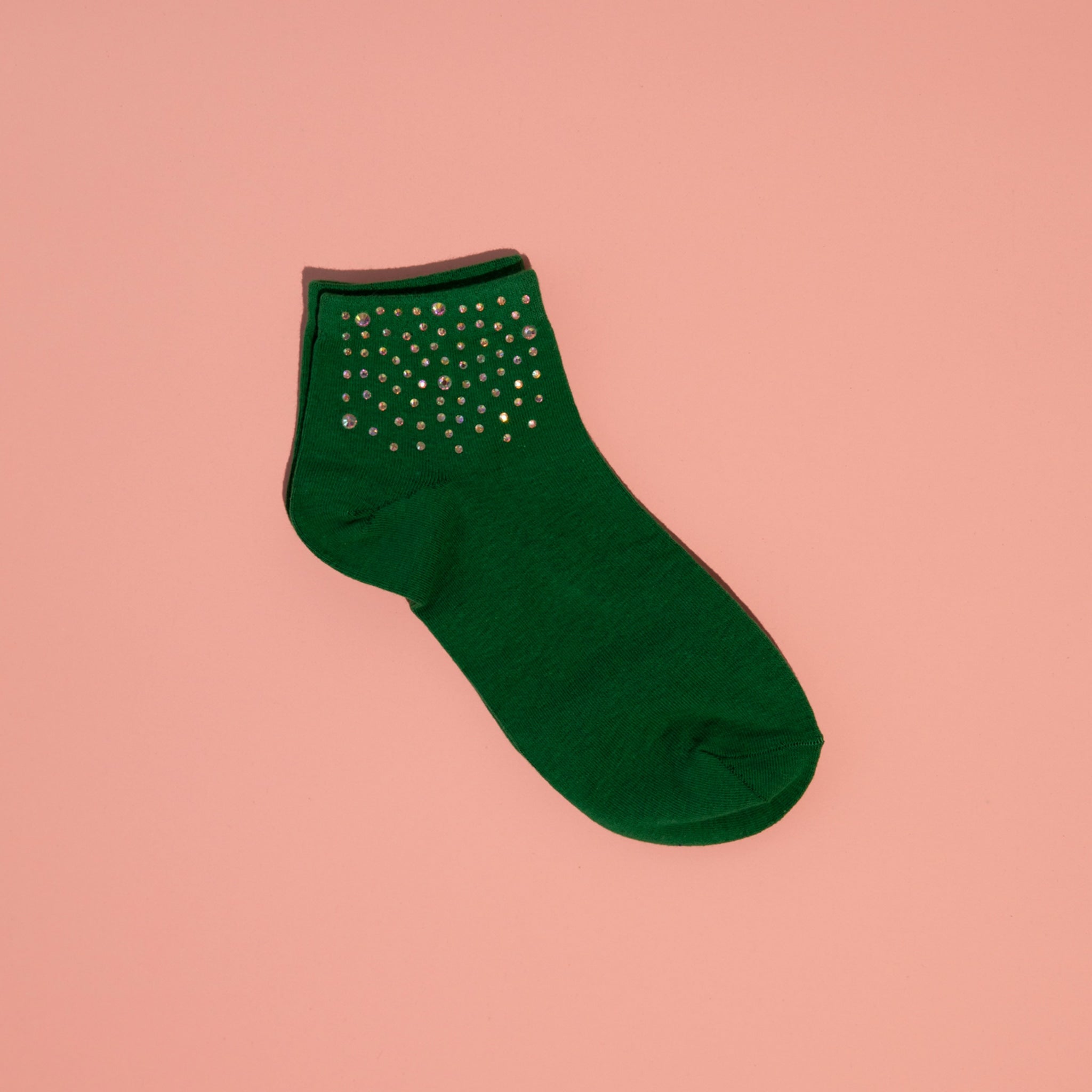 Billede af Sistie Fashion - Grøn Glitter Sokker