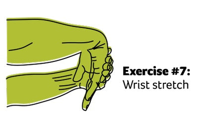 Hand exercise 7 wrist stretch
