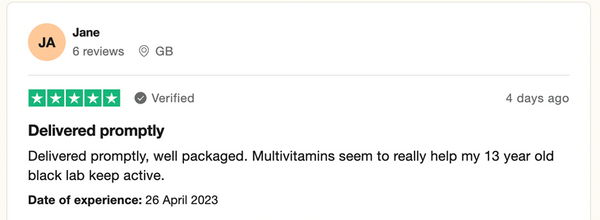 Prompt multivitamin delivery