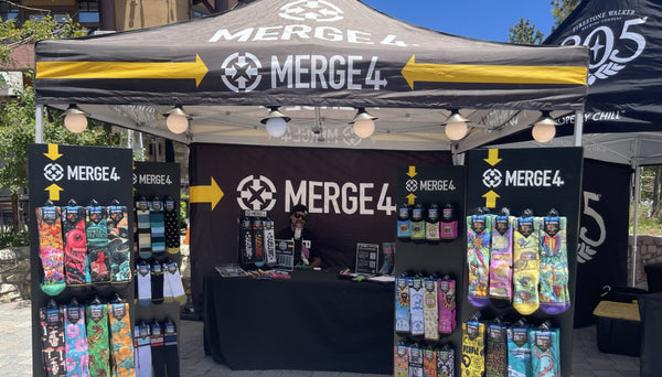 MERGE4 Booth at Mammoth Music Festival