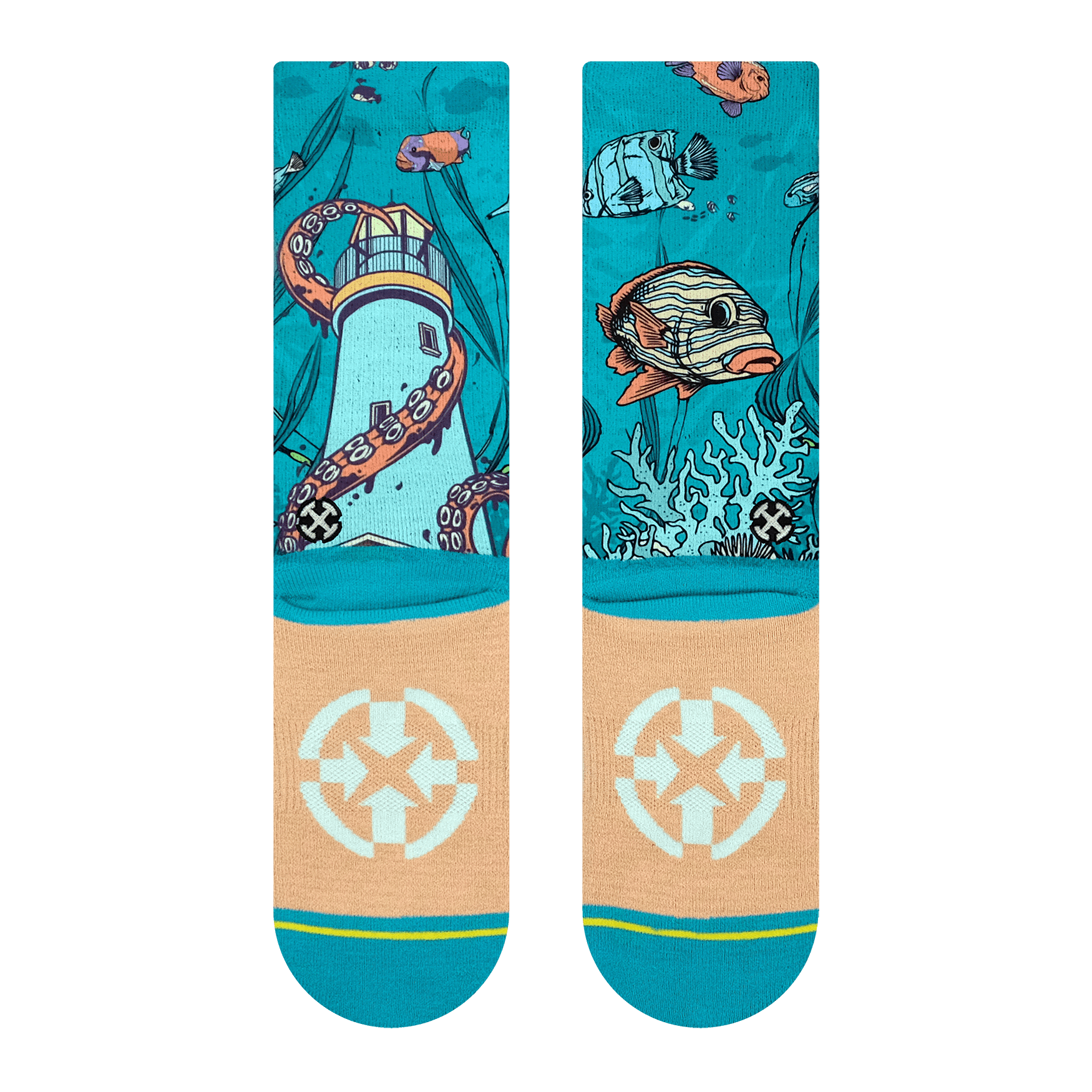 Taylor Reinhold x PangeaSeed Sea Walls | Unisex Crew Socks | MERGE4