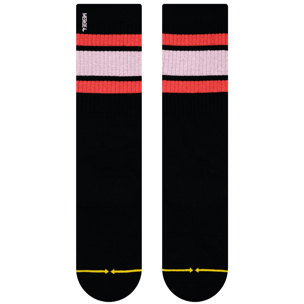 Rebel Soul Rasta Stripe Tall Socks with Hemp Leaf