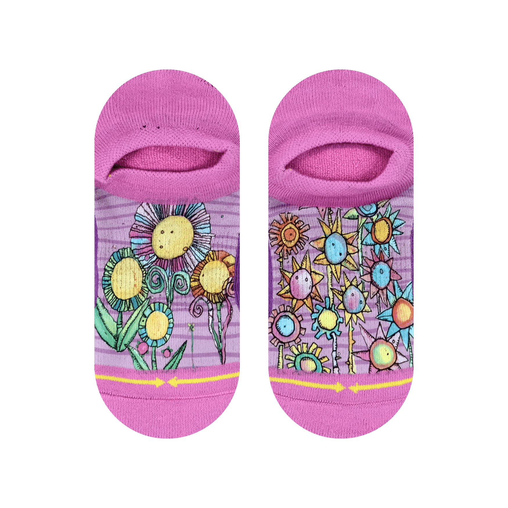 Flower No Show 2-Pack | Women\'s Socks | MERGE4