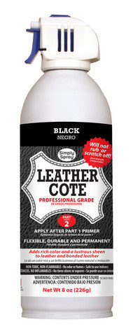 black leather spray dye