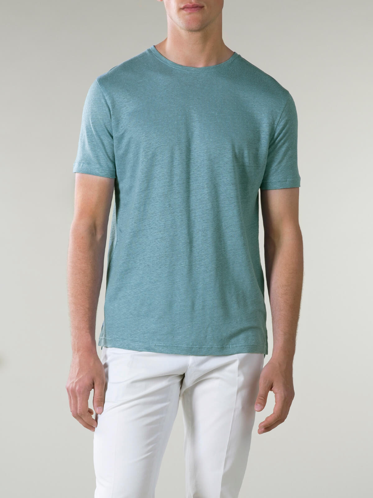 Petrol Linen T-shirt