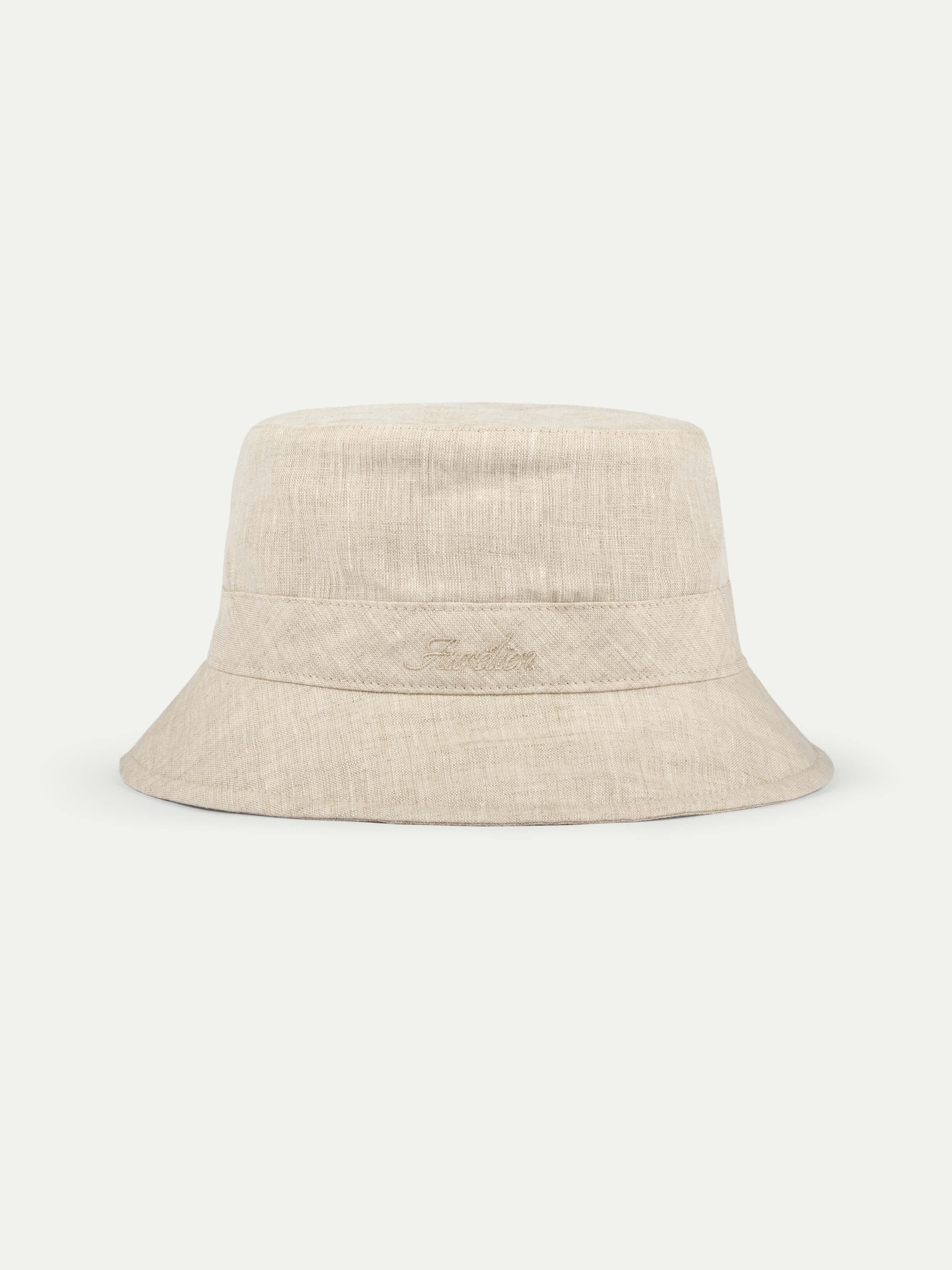 Sand Linen Bucket Hat