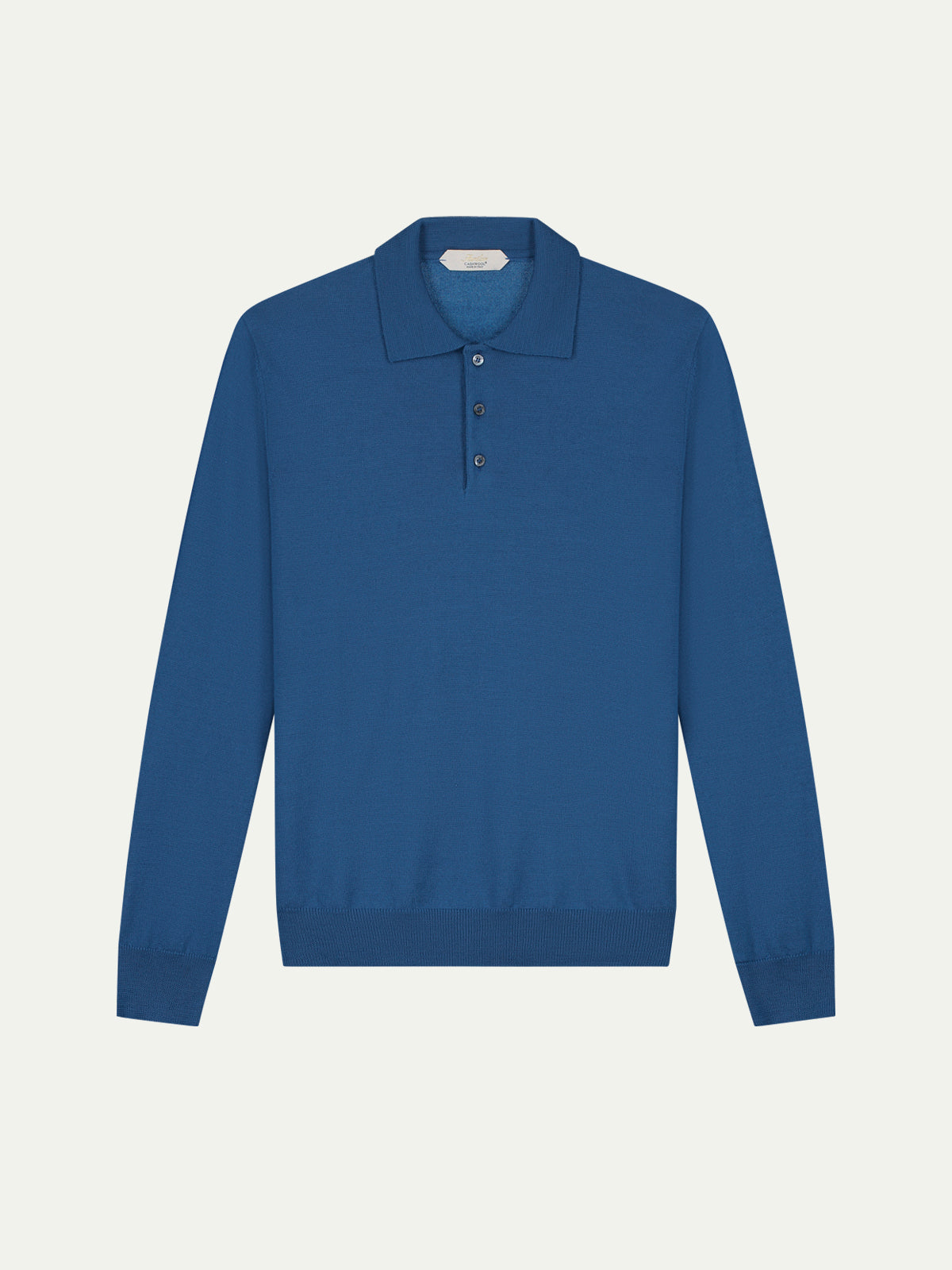 Extrafine Merino Polo Ultramarine