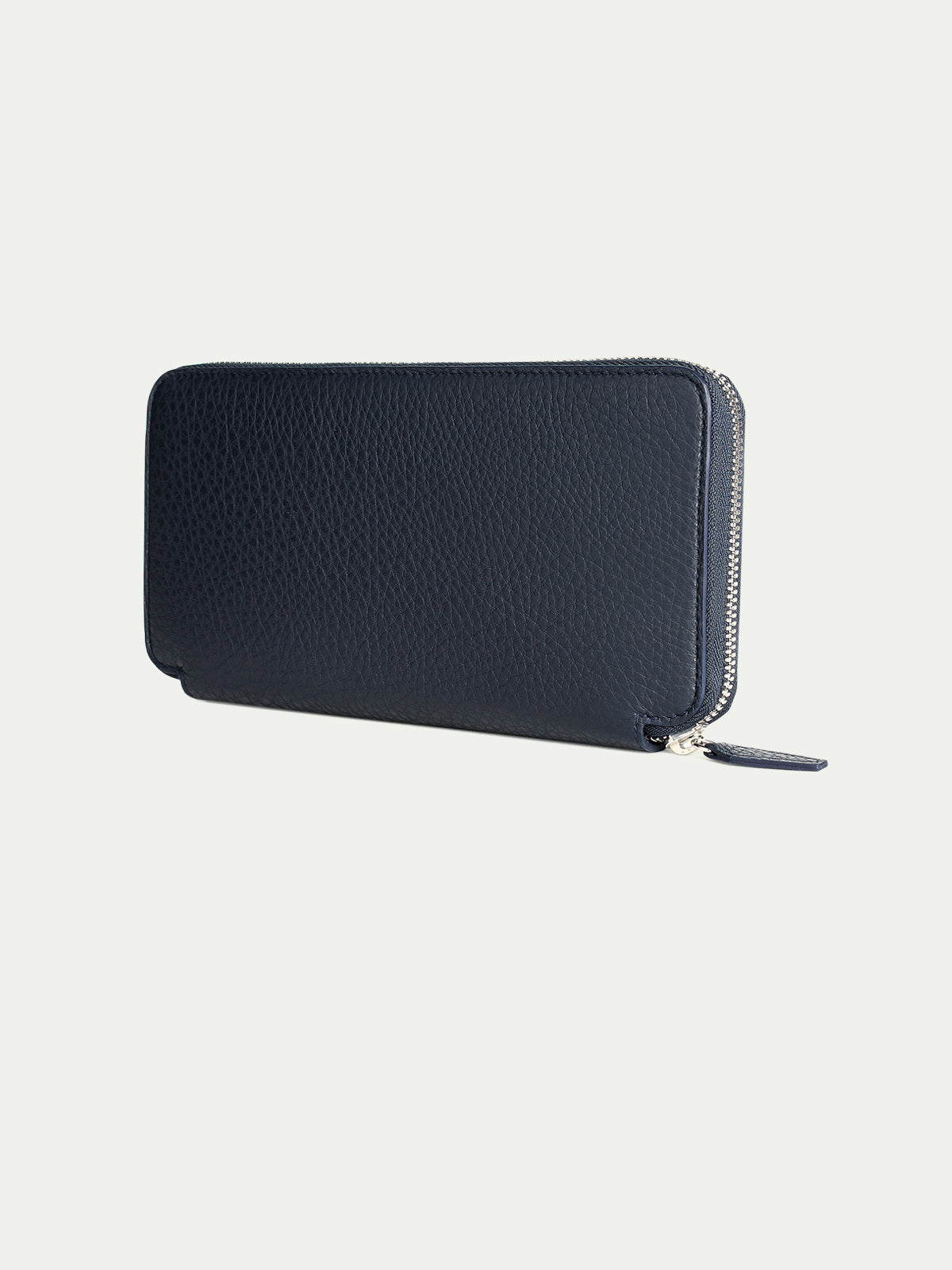 Navy Zipper Wallet