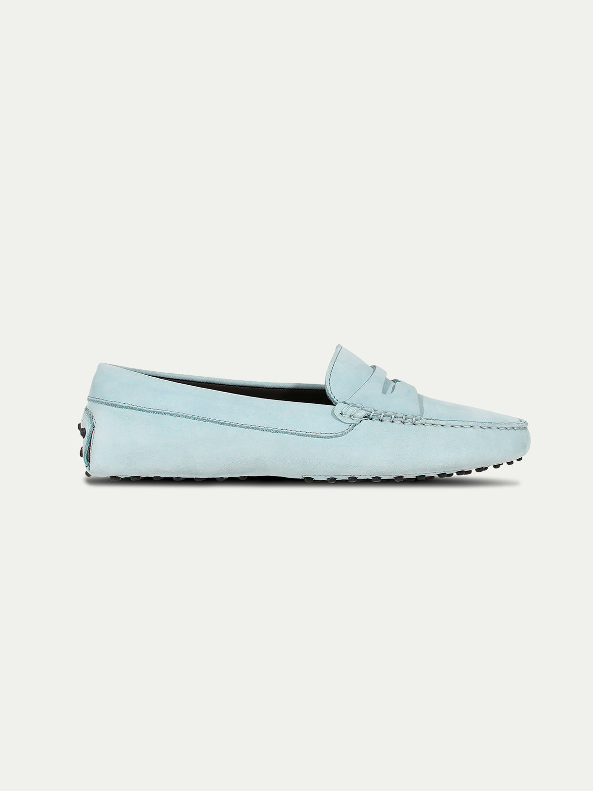 Light Blue Nubuck Driving Shoes