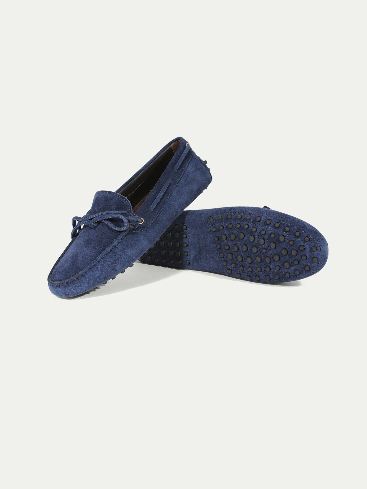 Navy Suede Driving Shoes