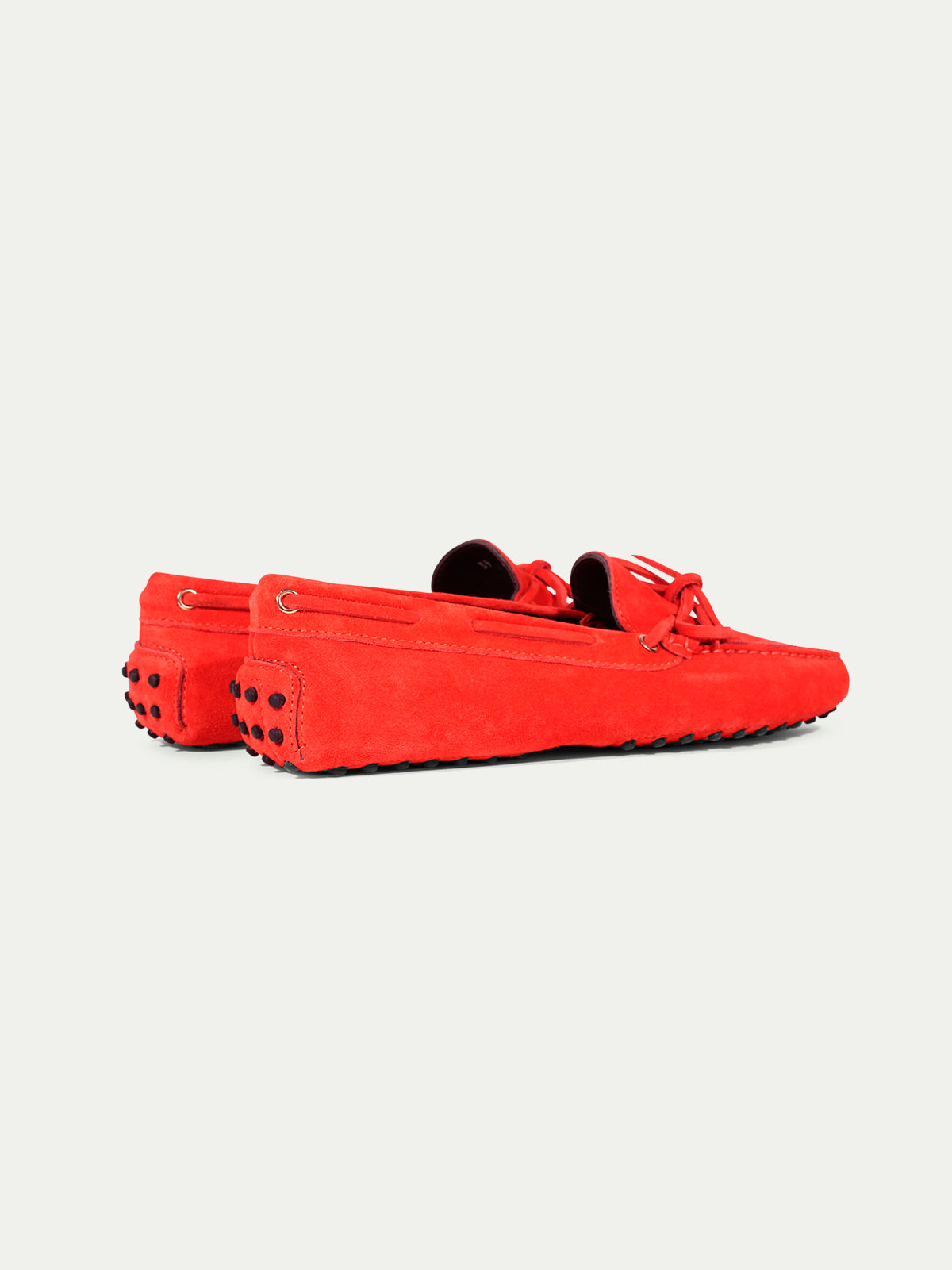 Red Suede Driving Shoes