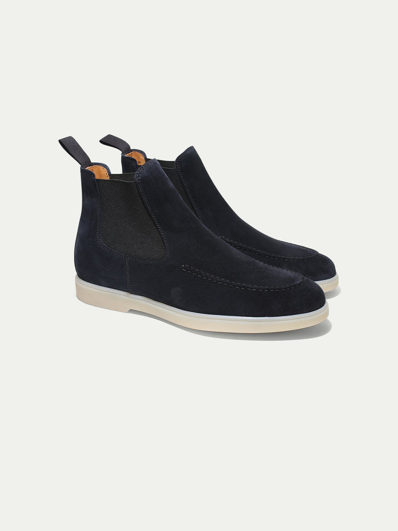 chelsea boots white sole