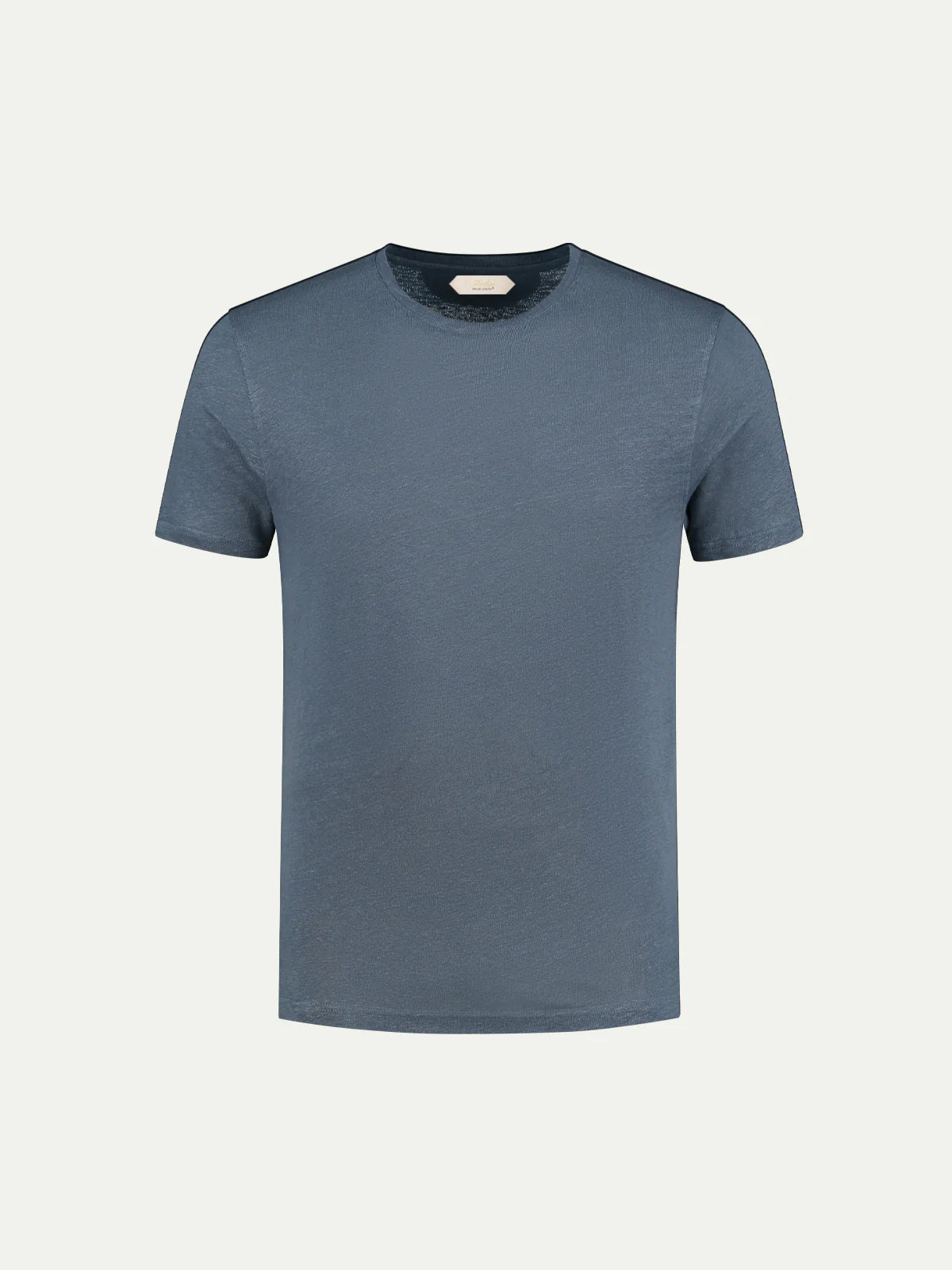 Aurélien Egyptisch Katoen T-shirt Steel Blue XXXL product