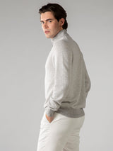 Light Grey Zipper Sweater Aurelien