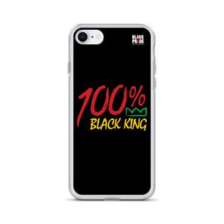 100% Black King - iPhone Case