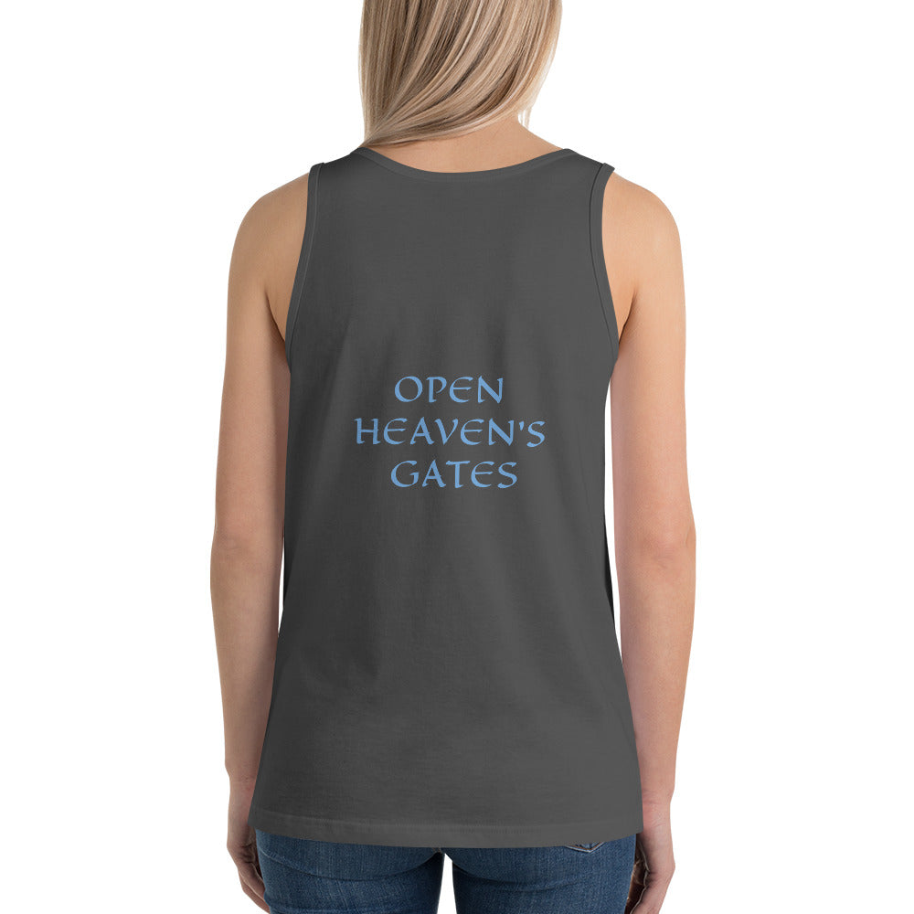 Women S Sleeveless T Shirt Open Heaven S Gates Godswarriorwear