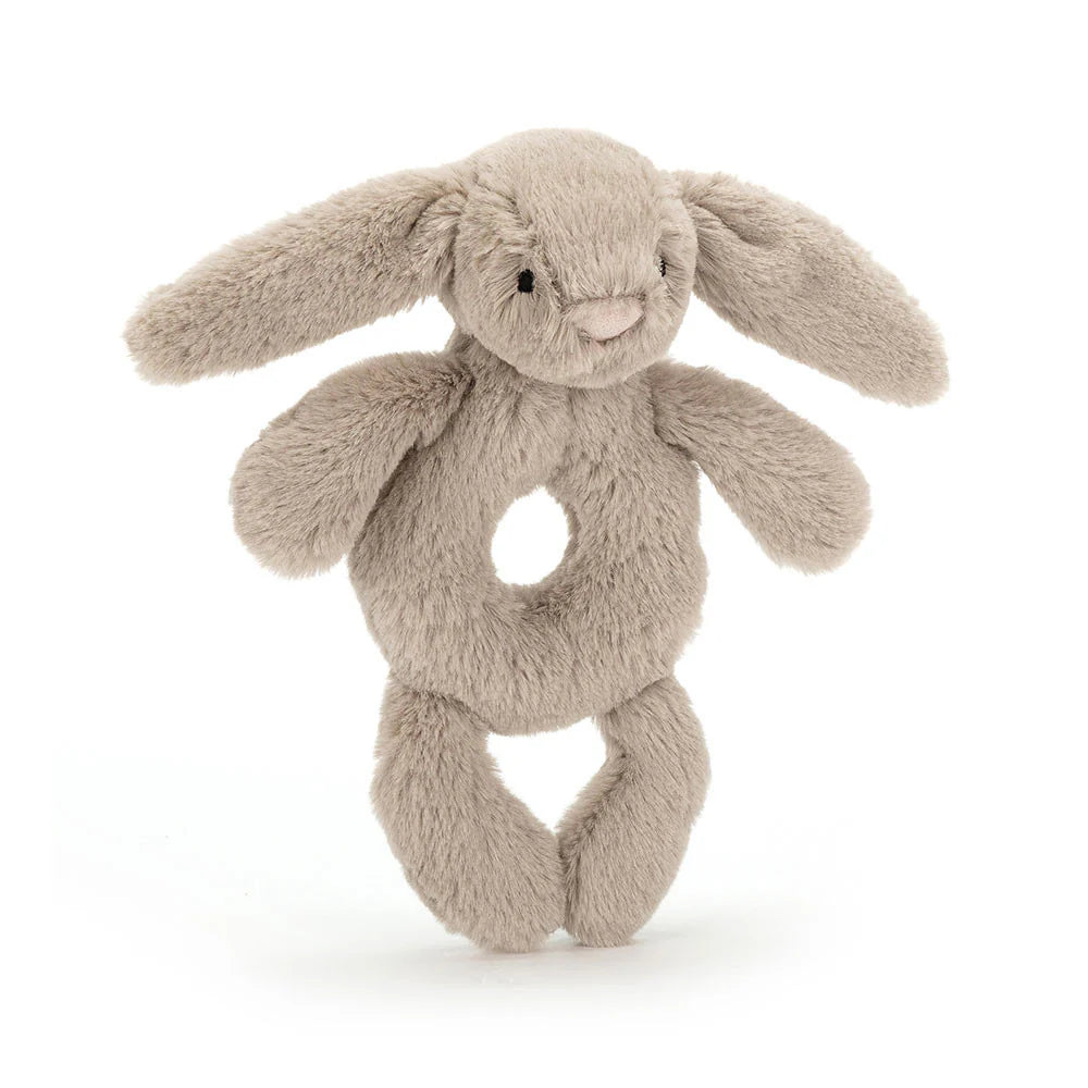 Jellycat Bashful Beige Bunny Plush Rattle