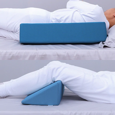 Bed Wedge Pillow With Cooling Gel demo