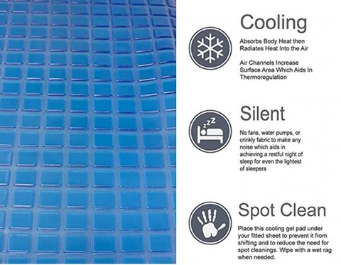 Cooling Gel Mattress Overlay benefits