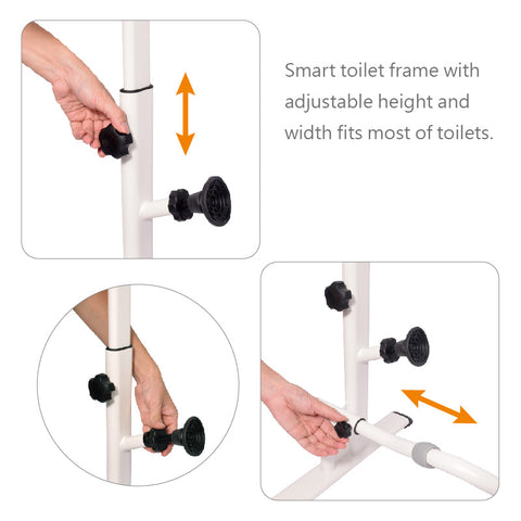 Smart Toilet Frame adjustment