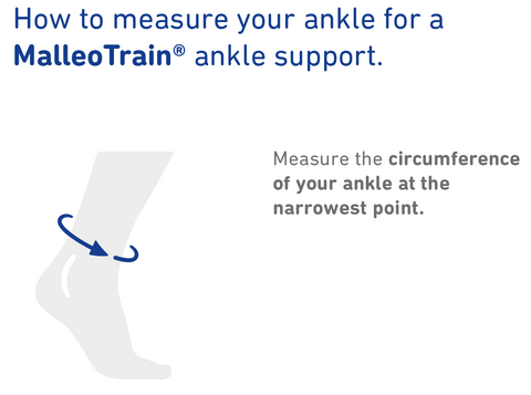 How to Measure Bauerfeind MalleoTrain ankle support
