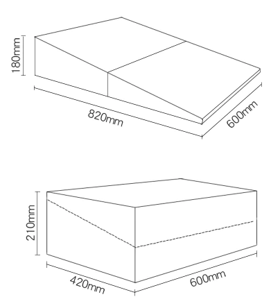 Multi-Functional Wedge Pillow dimensions