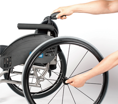 Nissin Active Wheelchair NA431 detachable wheel