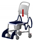 Rebotec Mobile Commode Shower Chair backrest