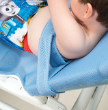 Rifton Wave Bath Chair chest strap with lateral positioning