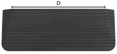 Rubber Threshold Ramp dimensions