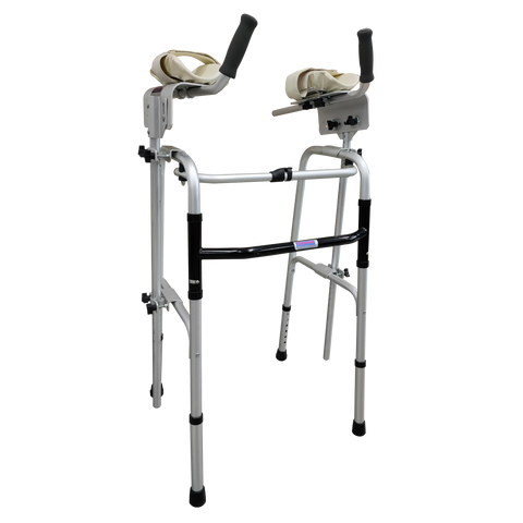 Folding Walking Frame with Wheels & Skis - Coastcare Medical