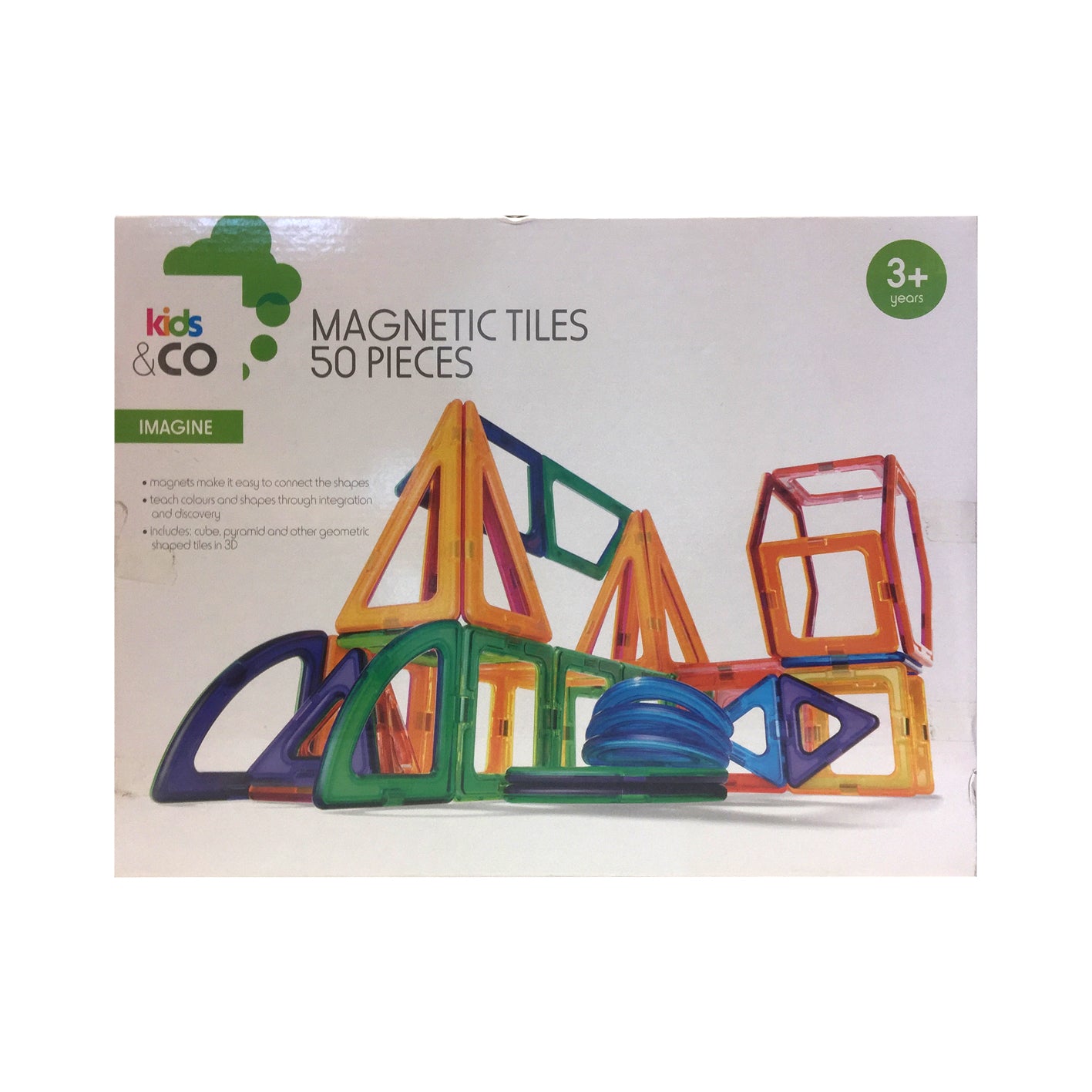 discovery magnetic tile set 50 pieces