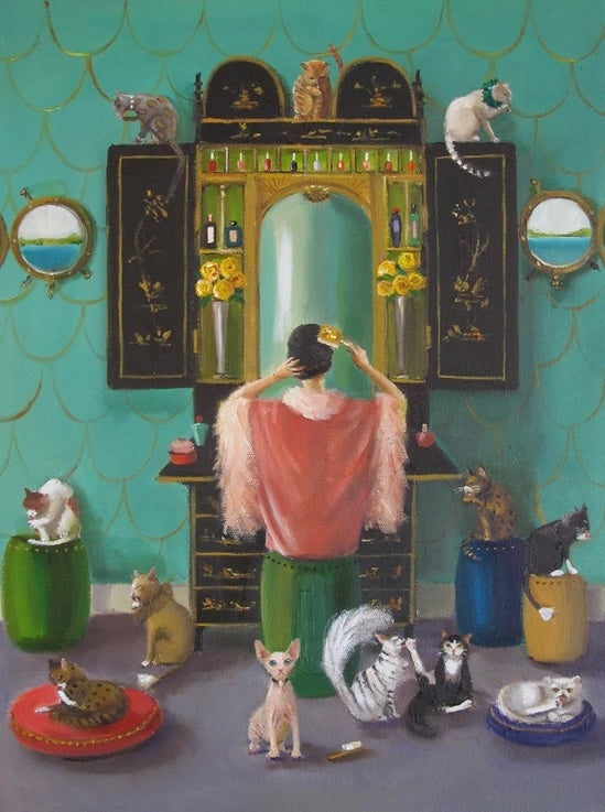 Miss Mink Lesson 1. Art Print- 11 x 14