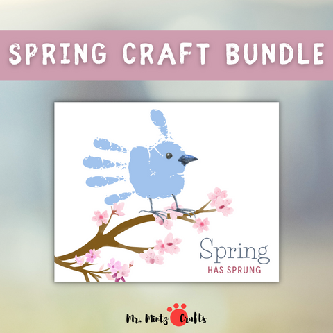 Say goodbye to Winter and celebrate Spring with these pretty crafts! All ideas are Spring Handprint and Fingerprint Crafts that kids will love.