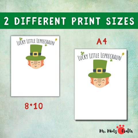 A sweet and simple project to do with your kids for St. Patricks Day. This Lucky Little Leprechaun Handprint Art makes the perfect card for parents, grandparents and loved ones!