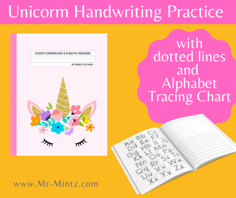 Unicorn Composition & Drawing Notebook – Mr. Mintz Crafts