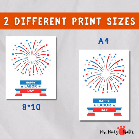 Labor Day Firework Handprint Craft: A colorful handprint art project featuring vibrant fireworks designs, perfect for celebrating Labor Day with kids.